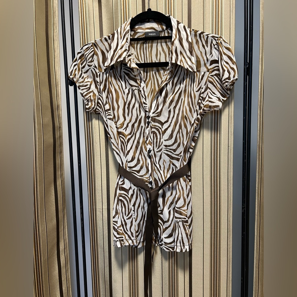 Mexx zebra mesh top - Picture 1 of 13